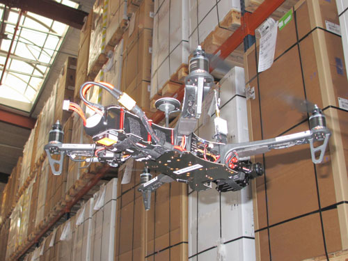 Drone inventaires gestion des stocks