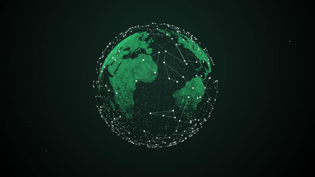 Future technology business concept animation.