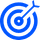 icon cible bleu clair